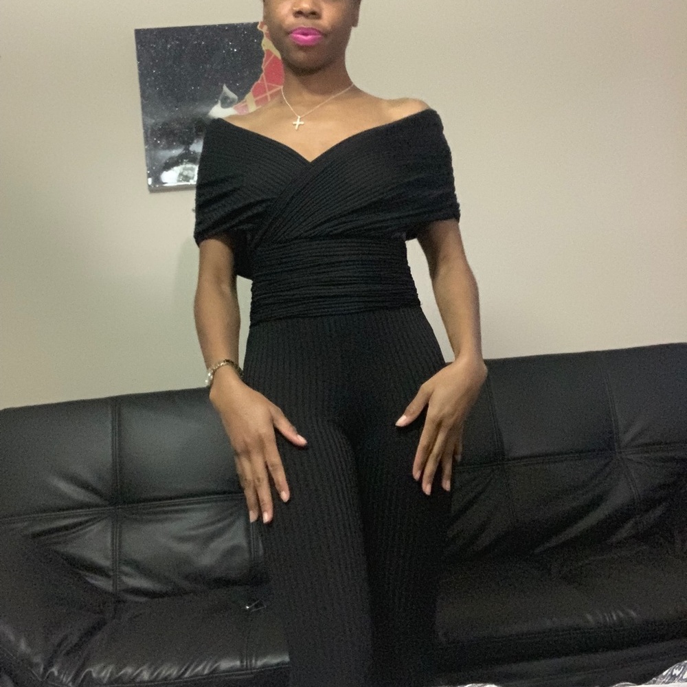 Party Wear: Full length Ribbed Body Suit